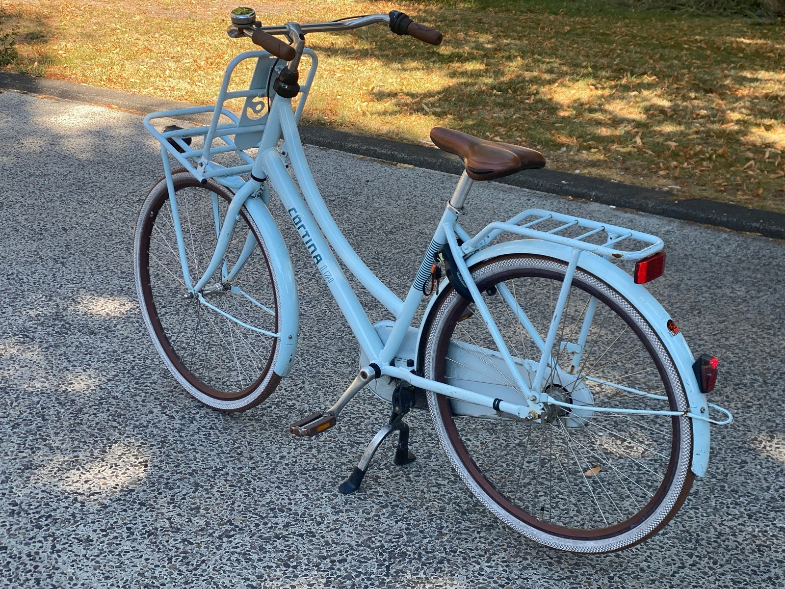 Cortina U4 Transportfiets - Lichtblauw - 3 Versnellingen, Fietsen en Brommers, Fietsen | Dames | Damesfietsen, Overige merken