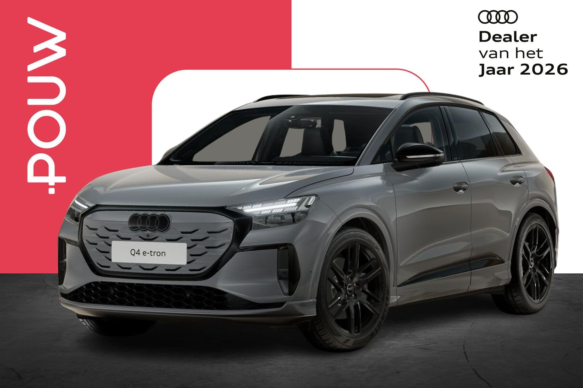 Audi Q4 e-tron 286pk S Edition Performance 82 kWh | Panorama, Auto's, Automaat, 12 maanden, Achterwielaandrijving, 510 min