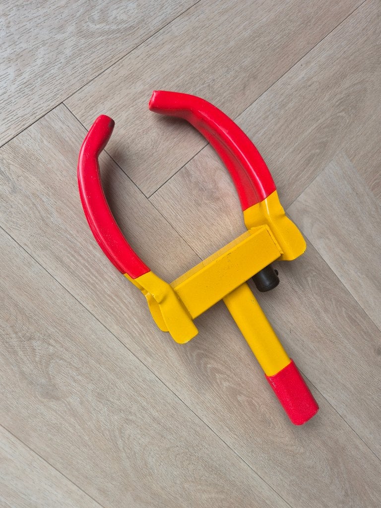 Wielklem / Parkeerklem - Rood/Geel, Auto diversen, Ophalen of Verzenden, Nieuw