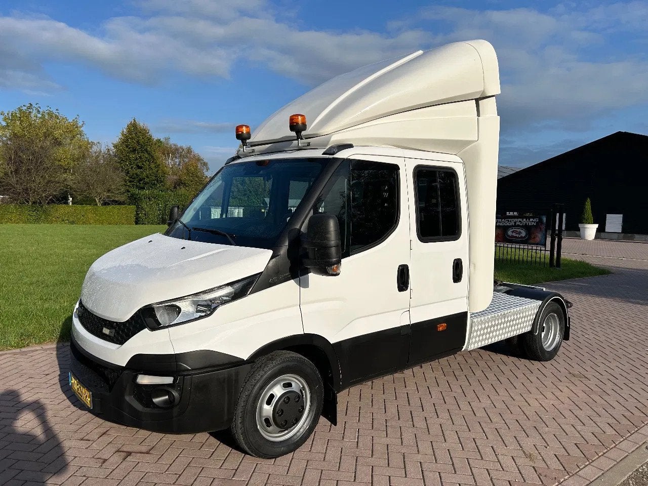 Iveco Daily 40 c21 Be trekker 8.8 ton met dubbele cabine, Euro 5, Achterwielaandrijving, Gebruikt, 4 cilinders