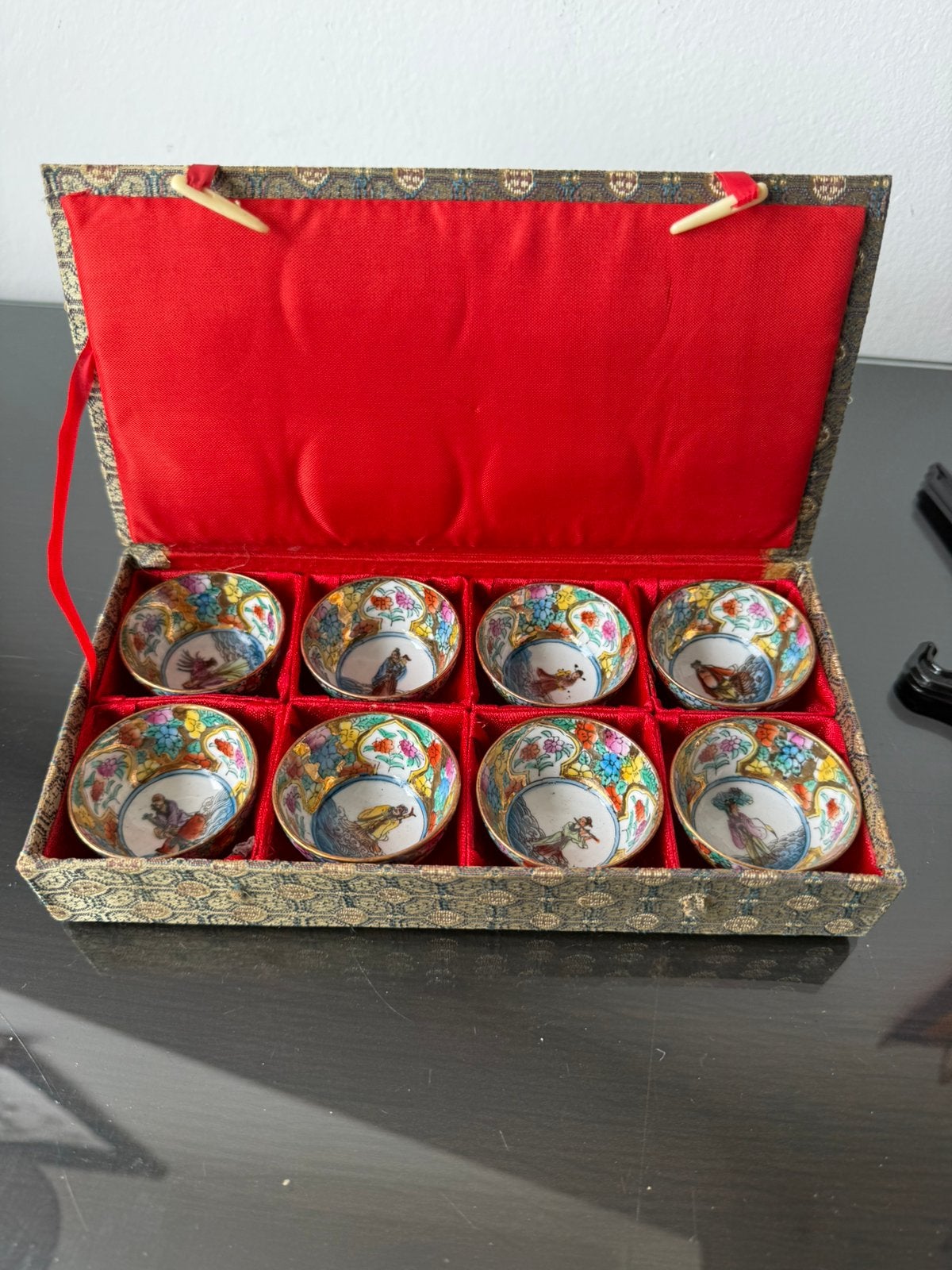 Chinees kleine cups porselein sake thee, Ophalen of Verzenden