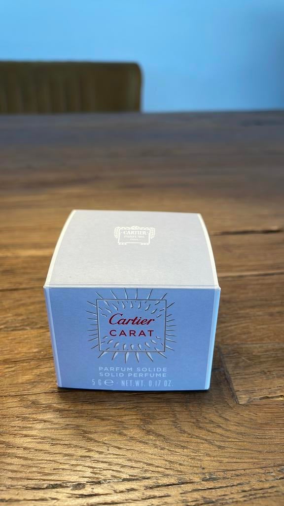 Carat by Cartier 5ml solid perfume, Verzamelen, Parfumverzamelingen, Verzenden, Zo goed als nieuw, Miniatuur