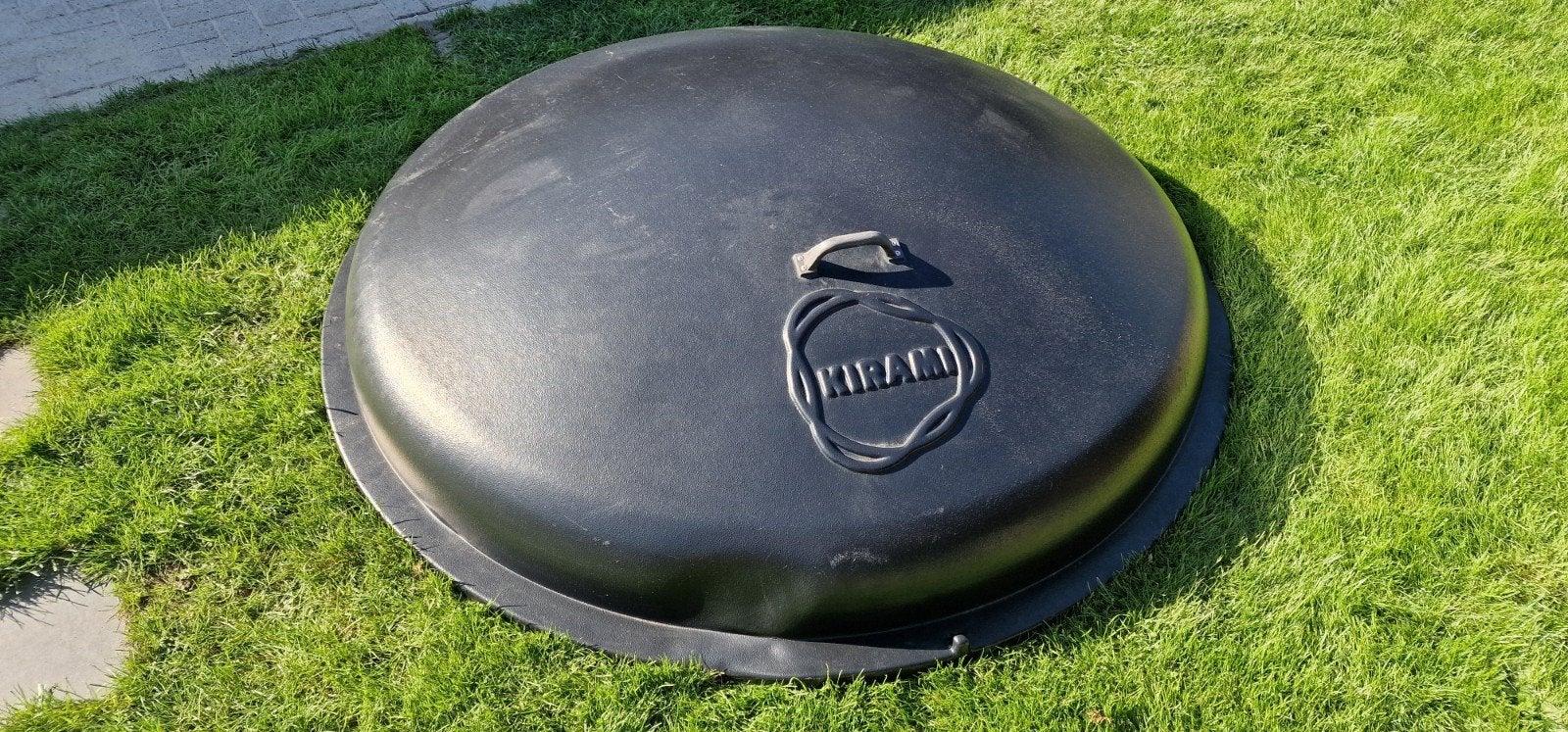 Kirami hottub deksel 170 cm - Goede staat, Ophalen, Gebruikt, Afdekzeil, Vast