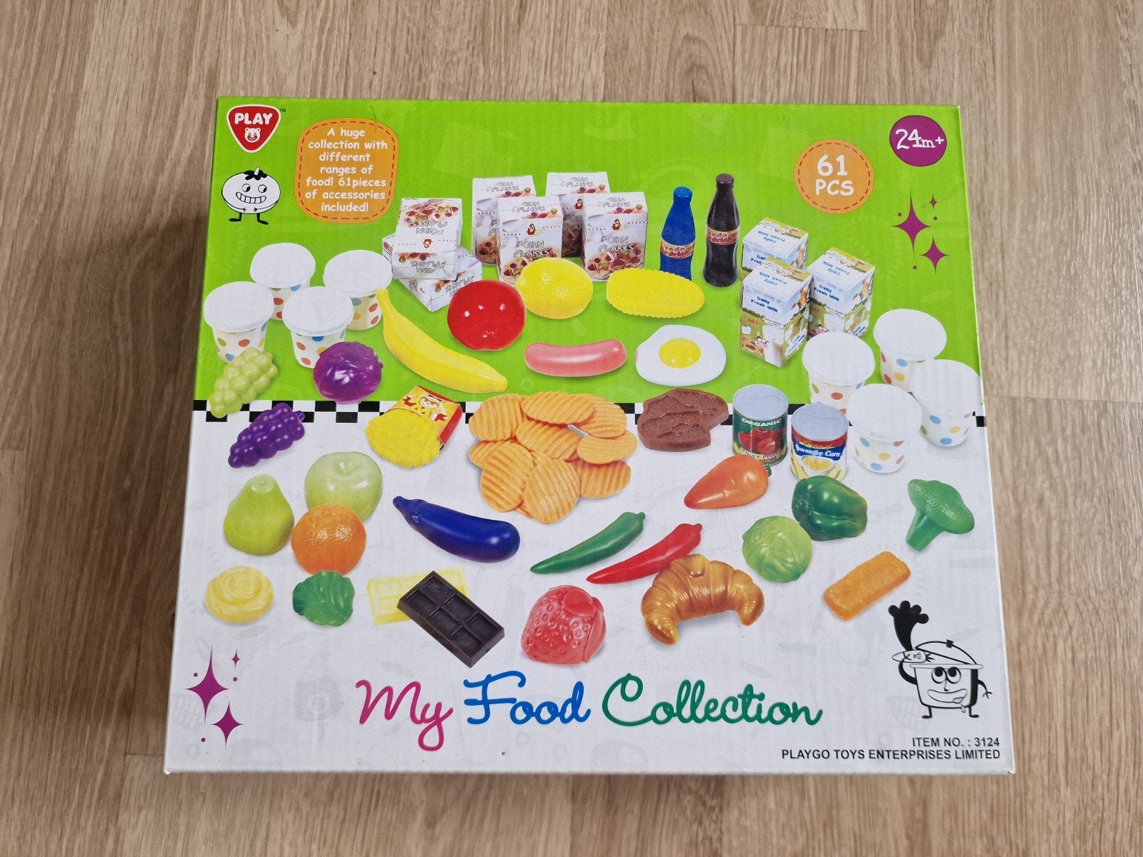 PLAY My Food Collection - 61-delige speelgoedset, Ophalen of Verzenden, Nieuw, Jongen of Meisje