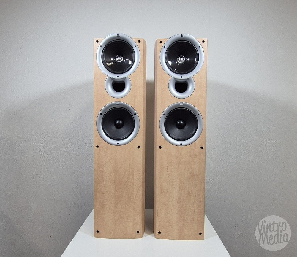 Kef Q5 Luidsprekers | Speakers | Zuil-Luidsprekers | 3 Weg, Ophalen, Vloerstaande luidspreker, 120 tot 150 watt, Refurbished