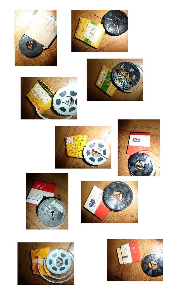 8mm film amateur varia fam. - 1948-61 - 11x20mtr - N8, Ophalen of Verzenden, 8mm film