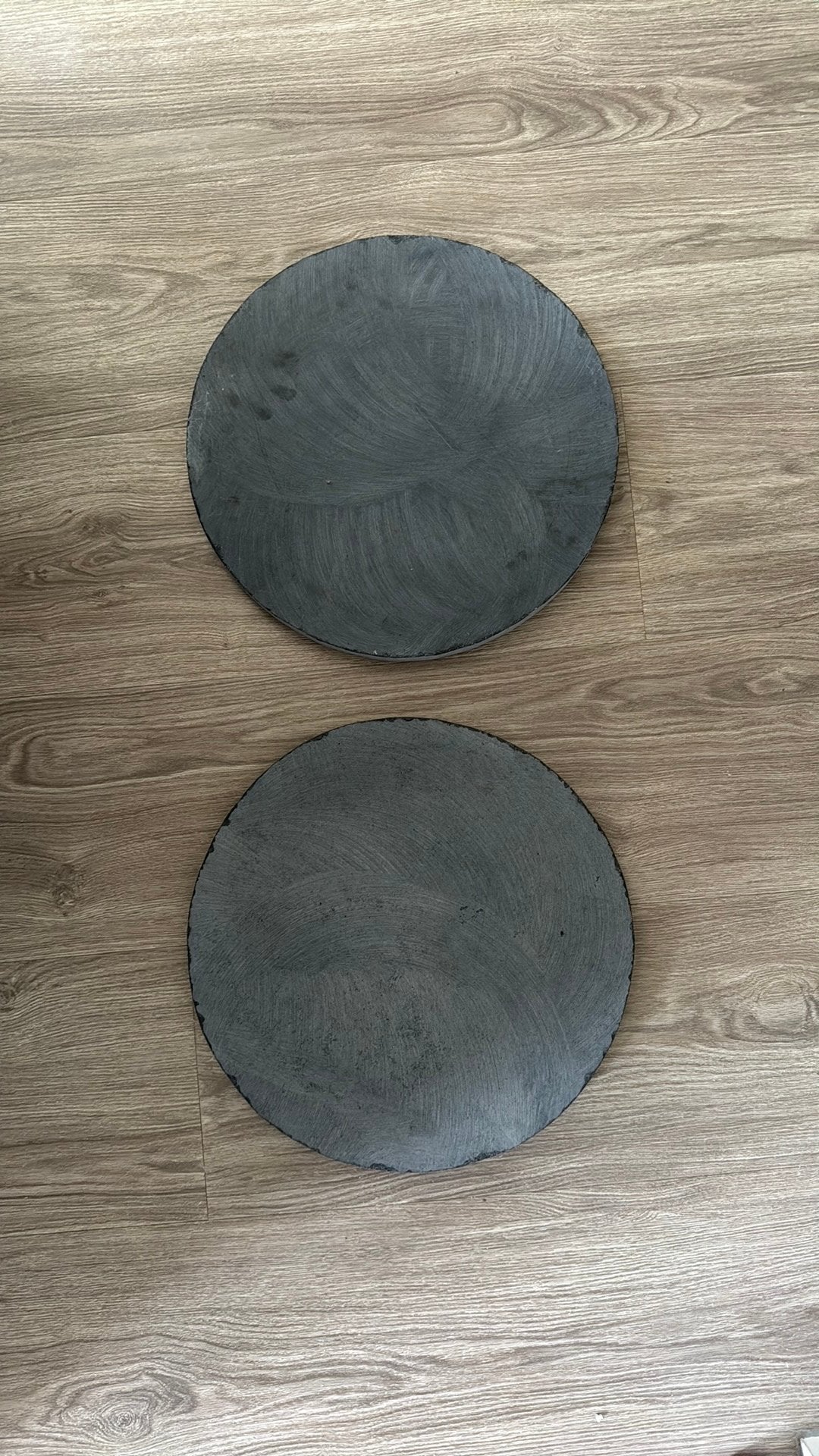 Ronde plateau natuursteen, Ophalen, Gebruikt, Overige stijlen, Natuurlijk materiaal