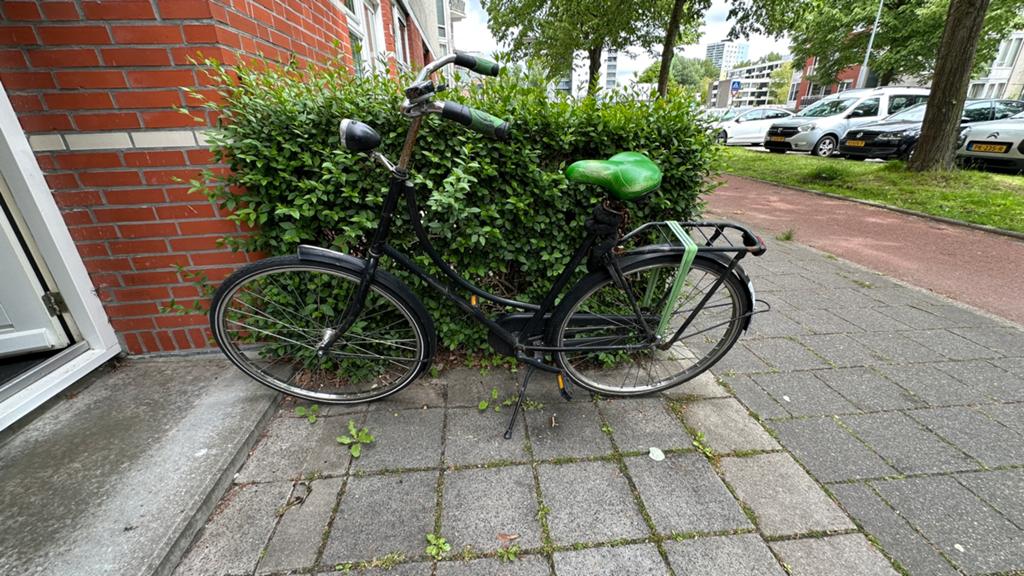 Opoe fiets, Fietsen en Brommers, Ophalen, Gebruikt, Terugtraprem
