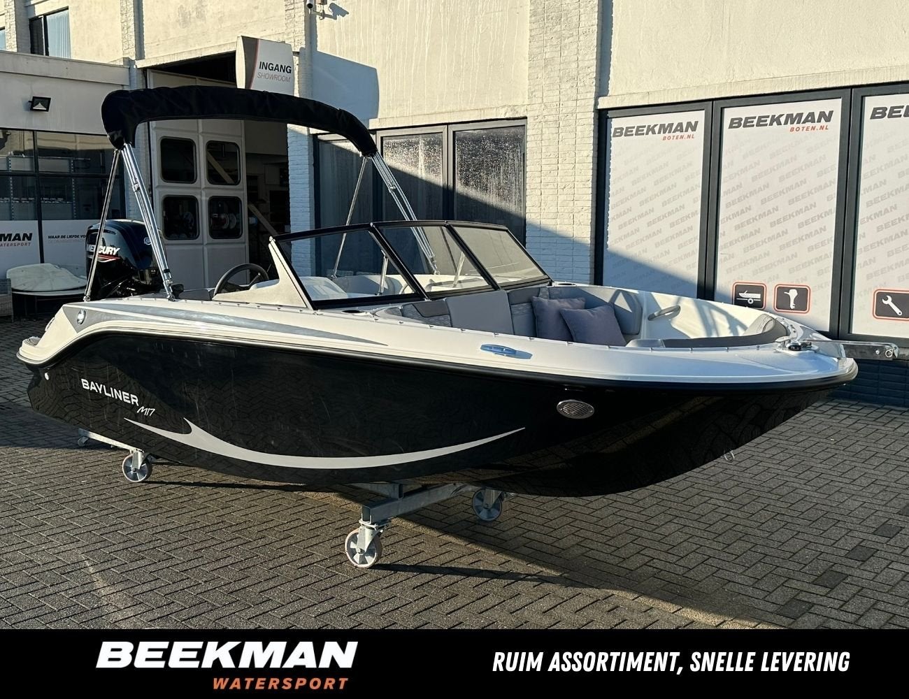 Bayliner Element M17 met Mercury 80 PK / Nieuw!, Watersport en Boten, Speedboten, 80 pk, Bayliner, 5 m, Nieuw