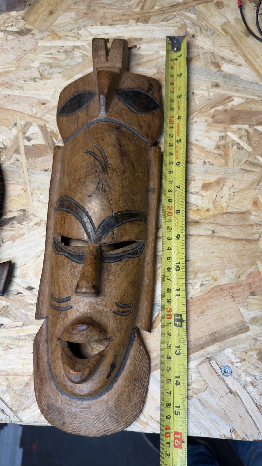 Set van 2 Afrikaanse houten maskers en een djembe, Antiek en Kunst, Ophalen