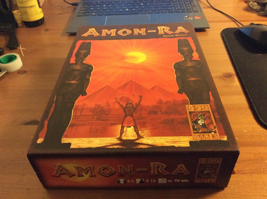 Amon-Ra bordspel van 999 games, Vijf spelers of meer, Ophalen of Verzenden, 999 Games