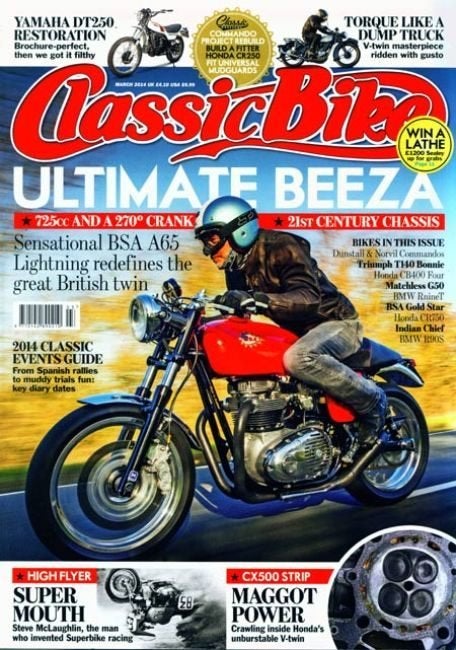 Classic Bike Magazine maart 2014, Boeken, Motoren, Verzenden, Gelezen