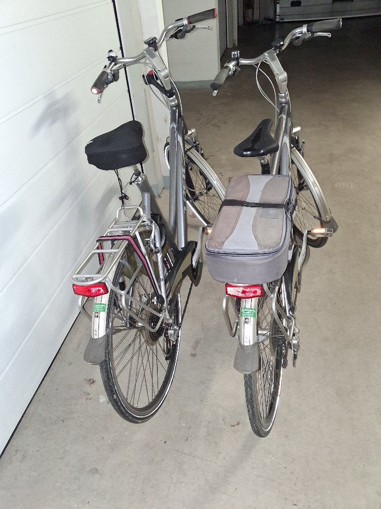 dames en heren fiets, Gebruikt, Velgrem, Versnellingen, 50 tot 53 cm