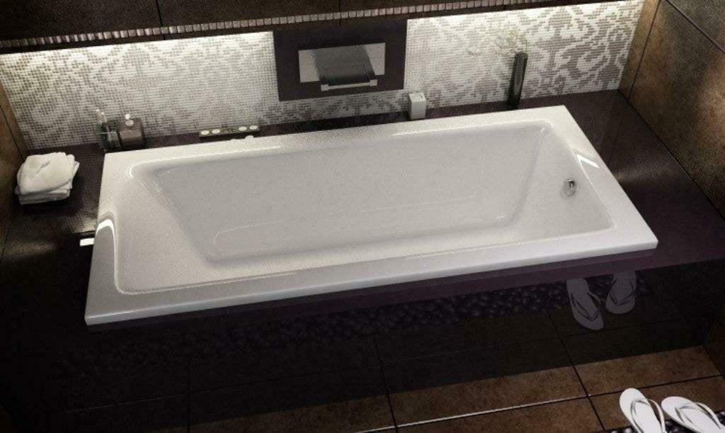 LIGBAD 130x70 cm incl poten, Ophalen, Nieuw, Wit