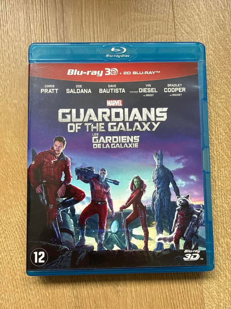 Guardians of the Galaxy Blu-ray 3D + 2D Blu-ray, Cd's en Dvd's, Blu-ray, Zo goed als nieuw, Science Fiction en Fantasy, 3D, Ophalen of Verzenden