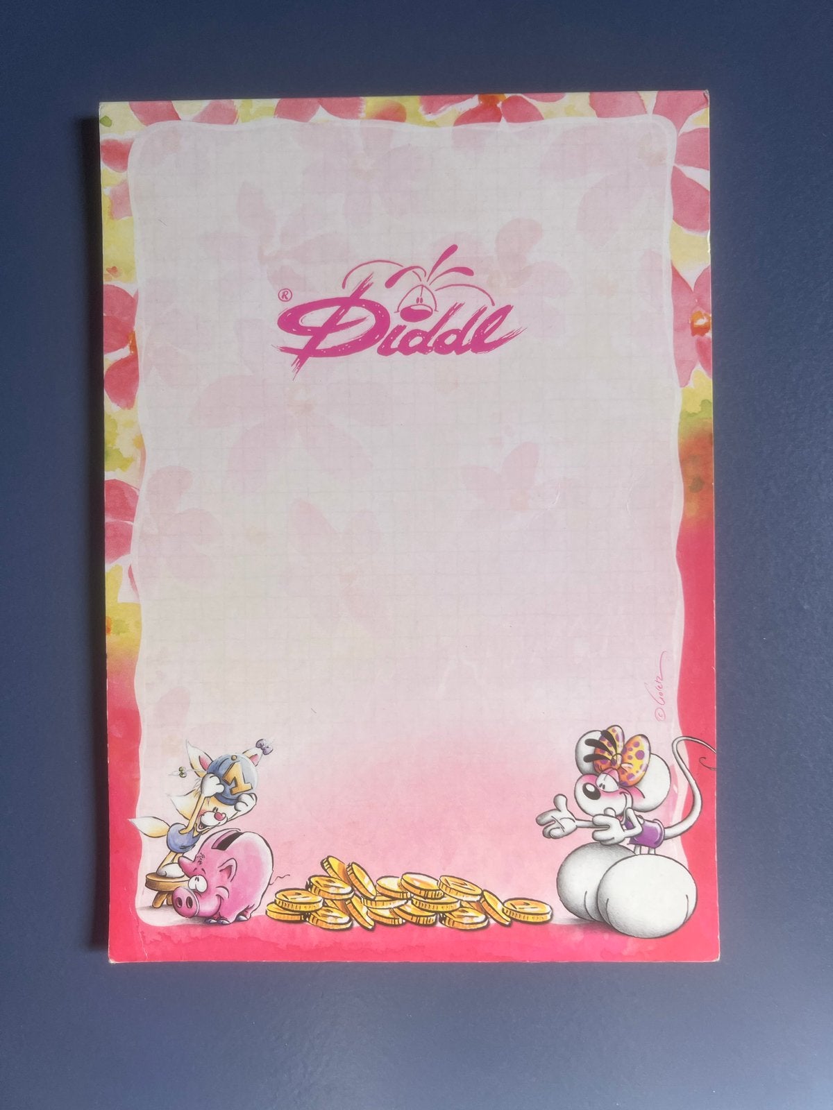 Diddl notitieblok - Magic foil ontbreekt, Verzamelen, Diddl, Ophalen of Verzenden, Diddlina, Zo goed als nieuw, Papier, Kaart of Schrift
