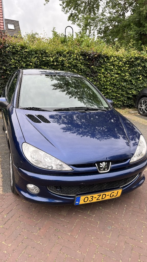 Peugeot 206 1.4, 5 deurs, bj 2007,  Blauw, Auto's, Peugeot, Voorwielaandrijving, Stof, 1360 cc, 31 €/maand