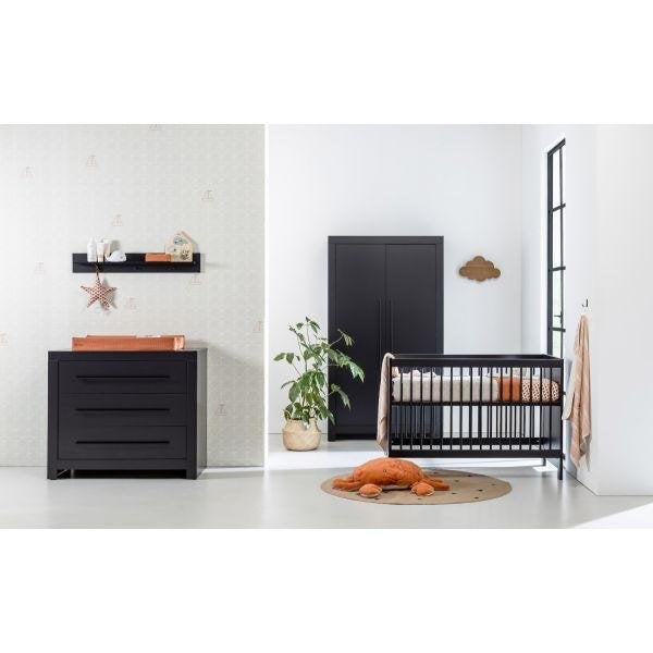 Commode + kledingkast + ledikant, Ophalen, 50 tot 70 cm, 100 cm of meer, Zo goed als nieuw