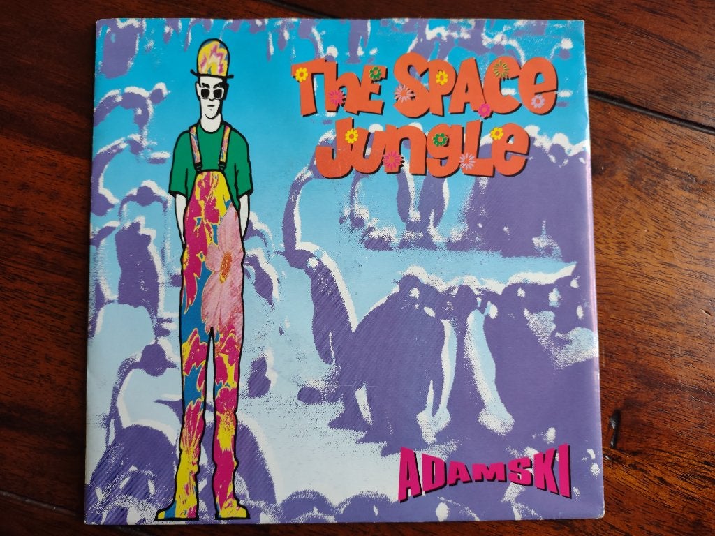 Single - Adamski - The space jungle, Ophalen of Verzenden, Zo goed als nieuw, Dance, Single