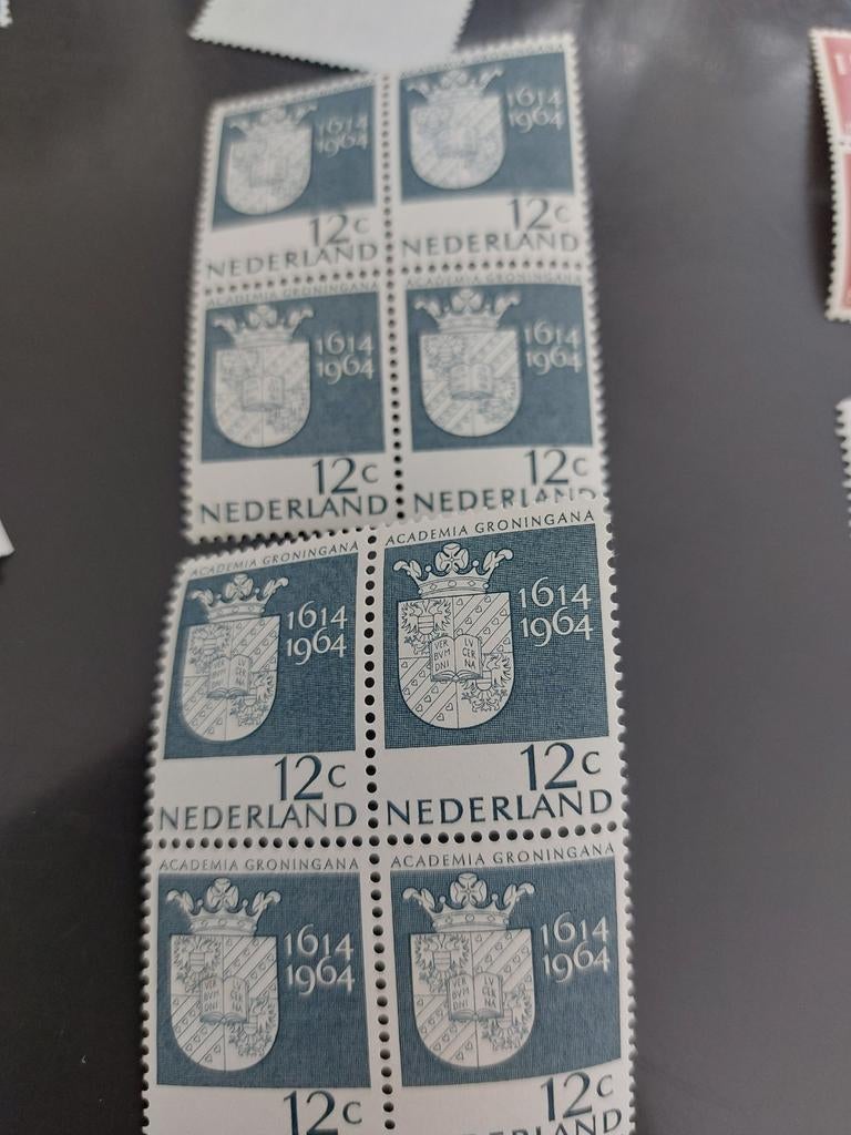 Nederlandse postzegels 12c Academia Groningana 1964, Postzegels en Munten, Postzegels | Nederland, Ophalen of Verzenden, Na 1940