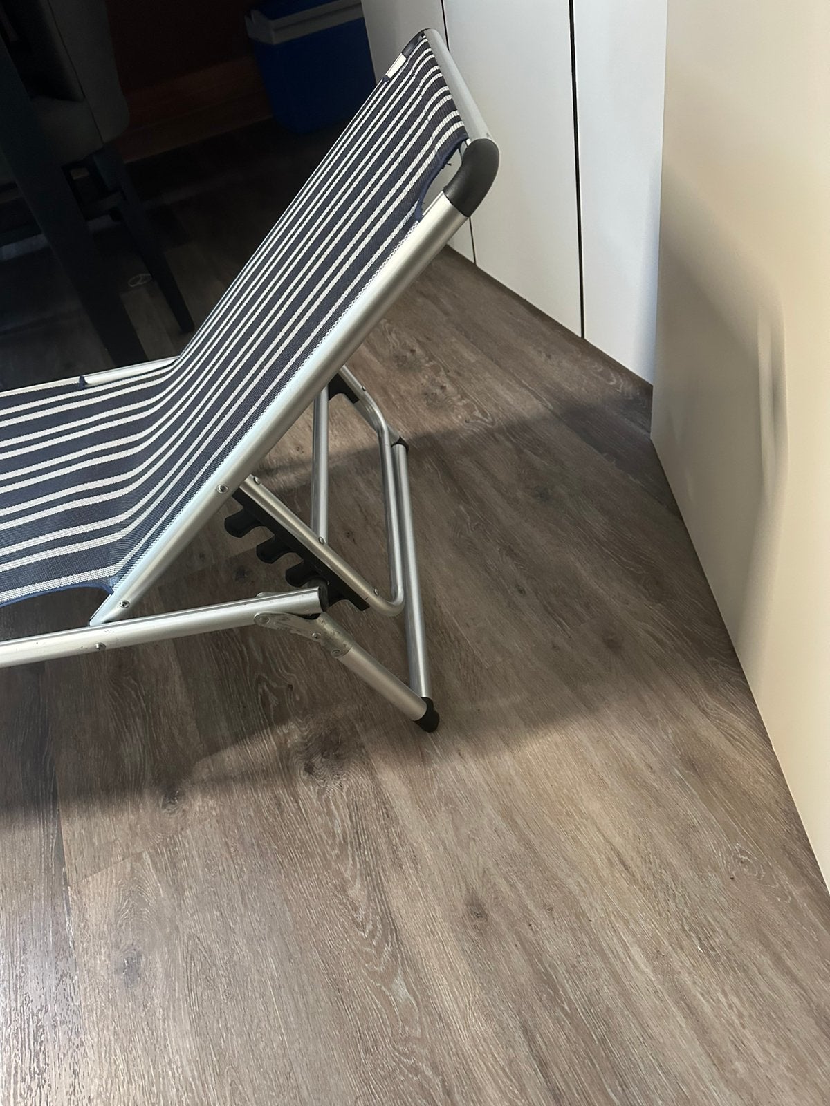 Stretcher, Tuin en Terras, Ophalen, Zo goed als nieuw, Metaal, Verstelbaar