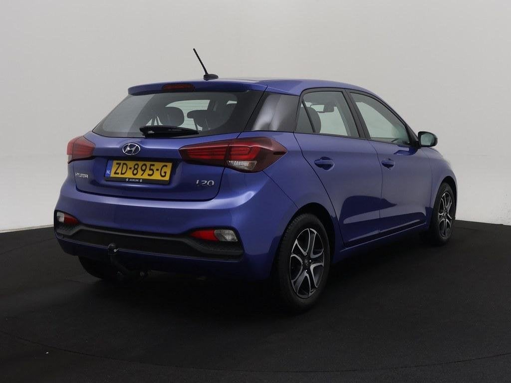 Hyundai i20 1.0 T-GDI Automaat Trekhaak/Nav/Camera/Ecc /4S.B, Euro 6, Blauw, Automatische klimaatregeling, Origineel Nederlands