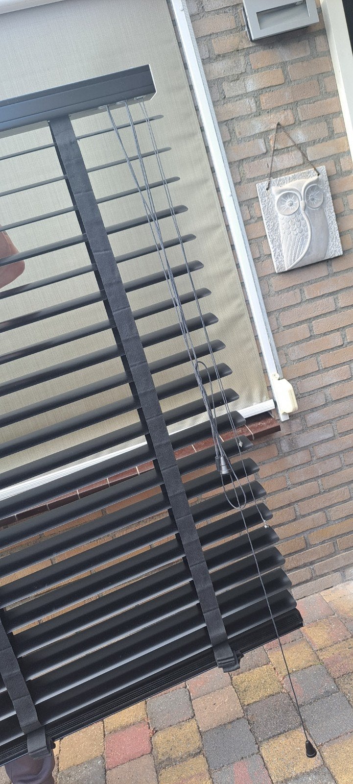 Jaloezieen  zwart 177 x 180, Huis en Inrichting, Ophalen, Zwart, Jaloezie