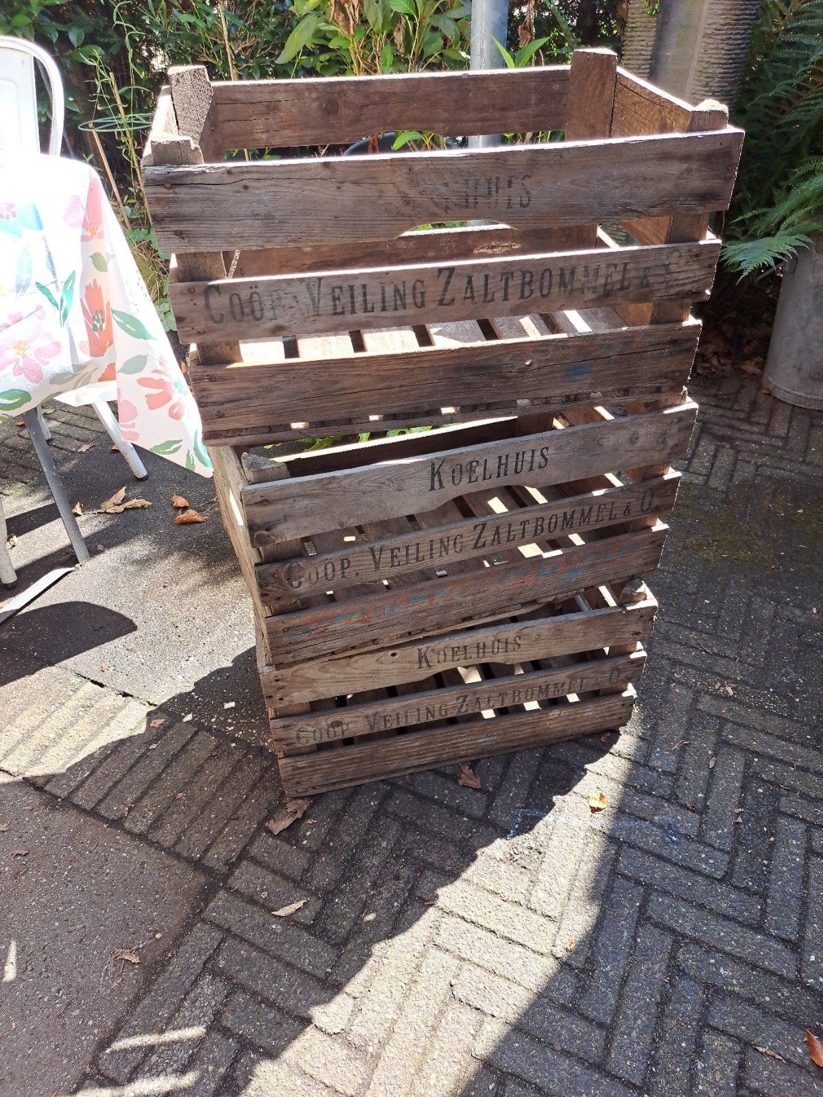 Vintage Veilingkratten Zaltbommel - Uniek en Decoratief, Ophalen