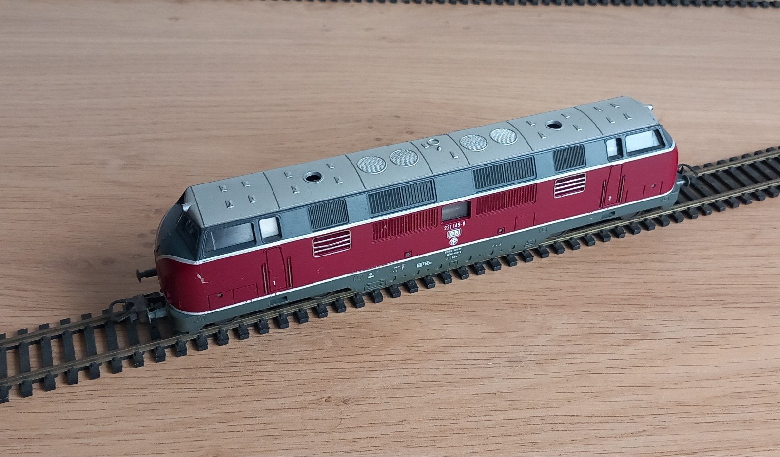 Lima H0 BR 221 149-8 Dieselloc DB – Analoog Gelijkstroom, Gebruikt, Locomotief, Gelijkstroom of Wisselstroom, Ophalen of Verzenden