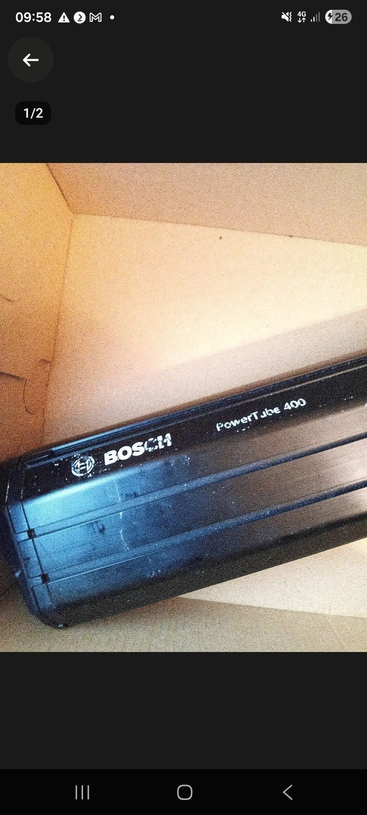 Bosch PowerTube 400 accu voor e-bike, Gebruikt
