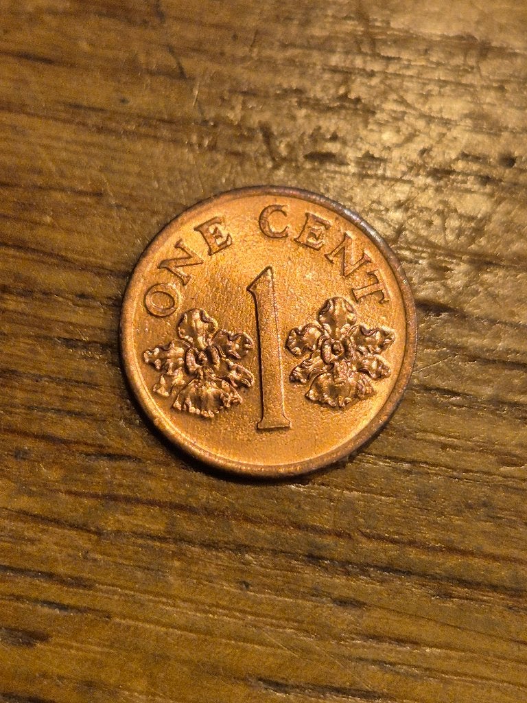Singapore - 1 Cent 1995, Ophalen of Verzenden, Zuidoost-Azië