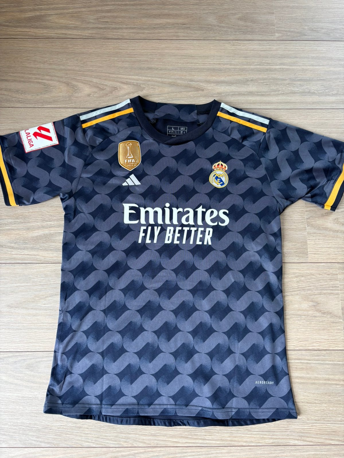Real Madrid Bellingham shirt - maat L, Maat L, Ophalen of Verzenden, Zo goed als nieuw, Shirt