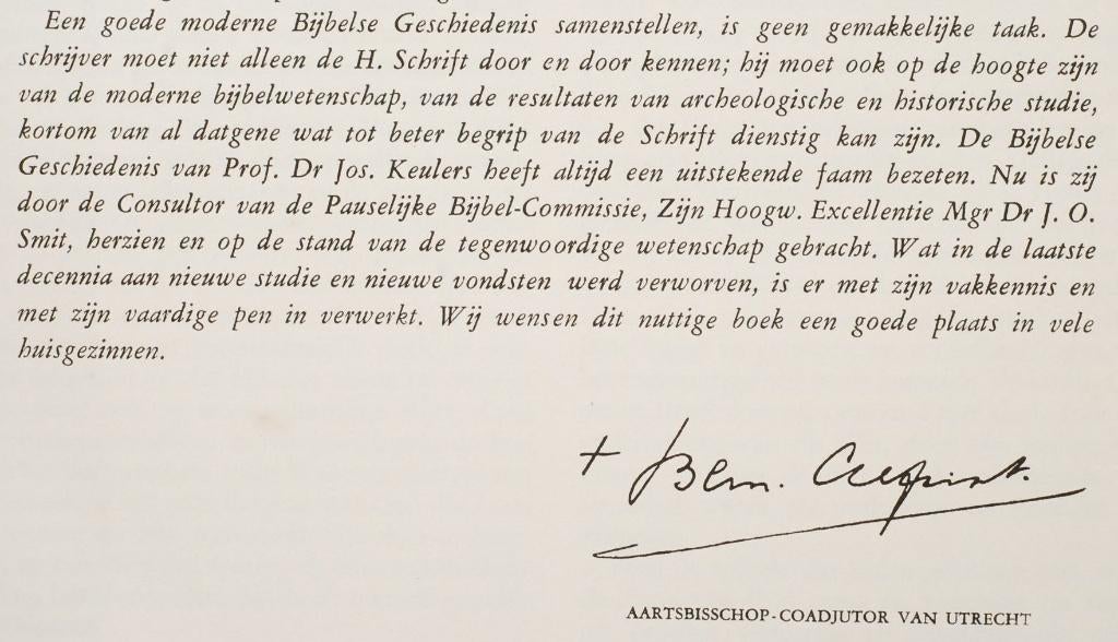 Bijbelse geschiedenis (1953), Verzenden, Gelezen