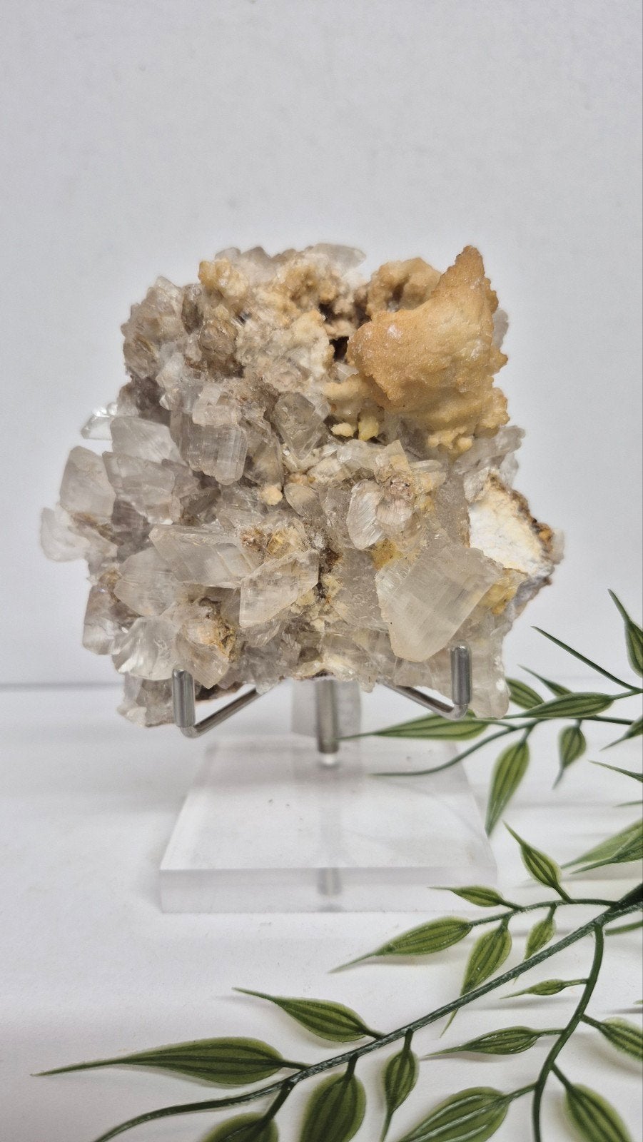 Seleniet cluster op standaard, Verzamelen, Mineralen en Fossielen, Verzenden