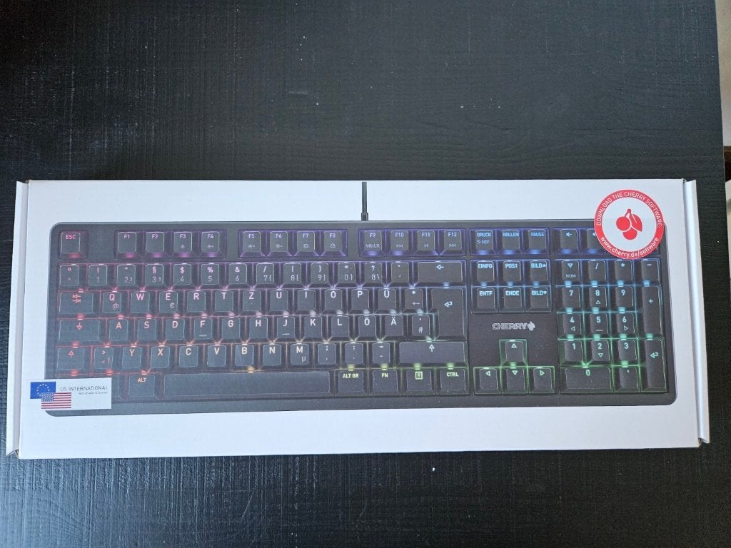 Cherry G80-3000N RGB mechanisch toetsenbord (nieuw), Computers en Software, Ophalen of Verzenden, Qwerty, Nieuw, Bedraad