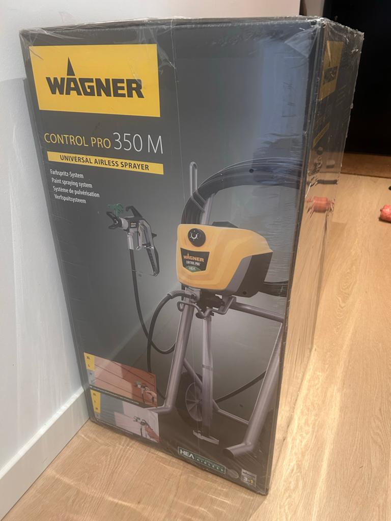 Nieuwe Wagner Control Pro 350 M Universele Airless Verfspuit, Ophalen of Verzenden, Nieuw, Verfspuit of Verfpomp
