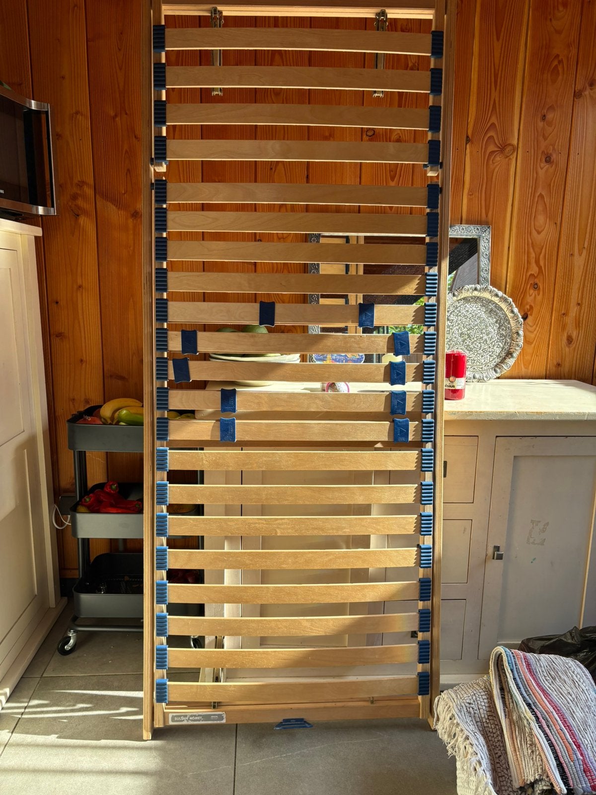 Ikea Sultan Komet lattenbodem (verstelbaar), Ophalen, Zo goed als nieuw, Eenpersoons, 90 cm