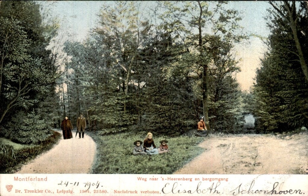 Montferland - Weg naar s-Heerenberg - Bergomgang, Ophalen of Verzenden, Voor 1920, Gelopen, Gelderland
