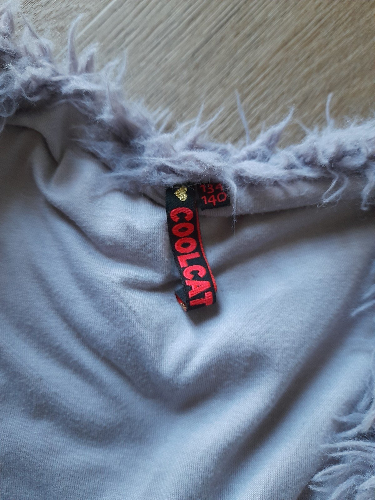 Bijna gratis gebruikte coolcat paarse vest 140, Gebruikt, Meisje, Trui of Vest, Coolcat