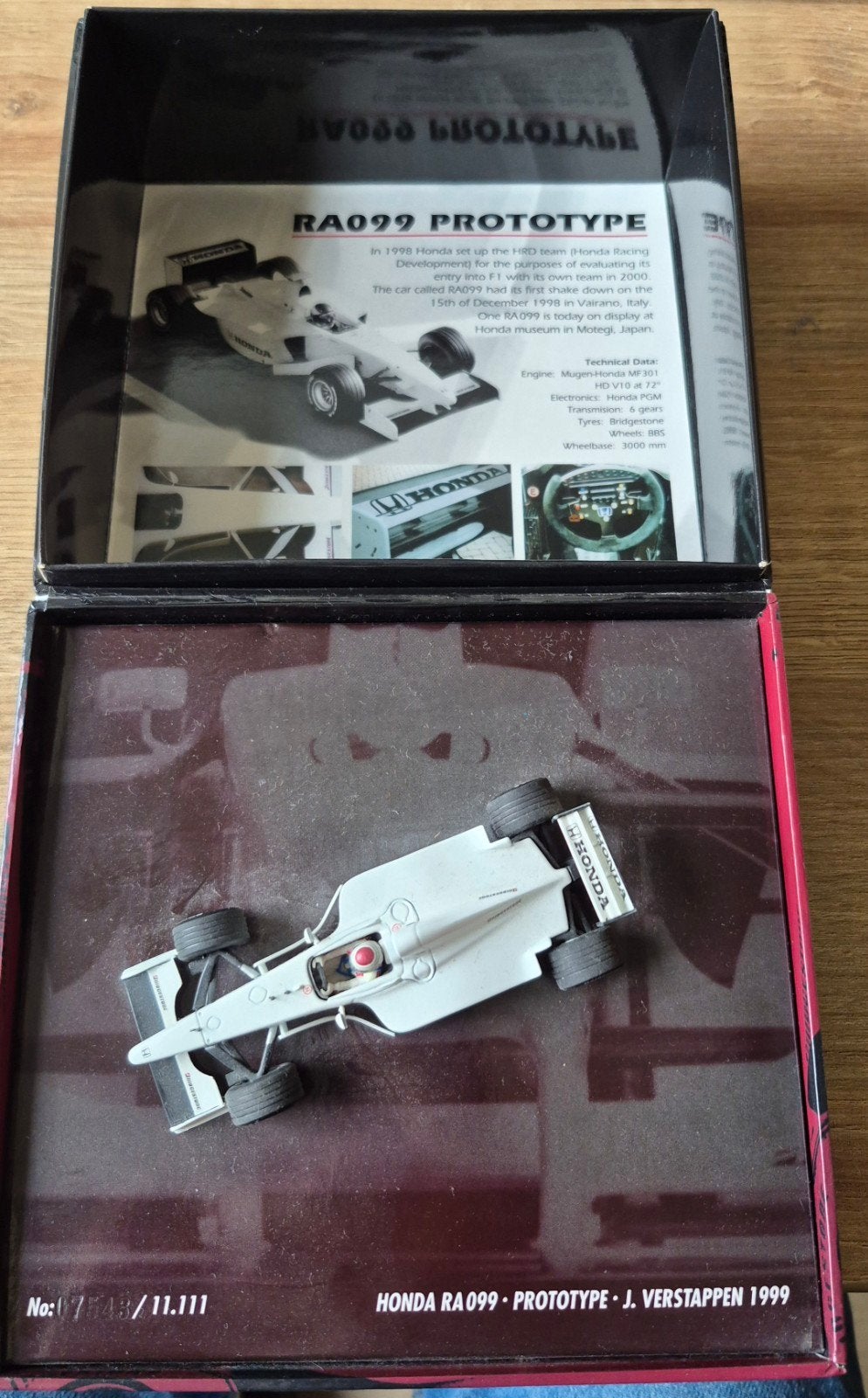 Honda RA099 prototype (Jos Verstappen), Ophalen of Verzenden, Zo goed als nieuw, Auto, MiniChamps