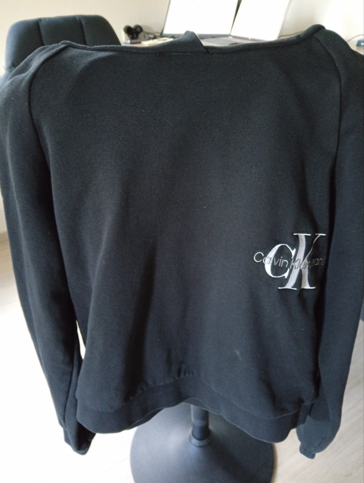 Zwarte Calvin Klein hoodie maat 170, Ophalen, Jongen of Meisje, Trui of Vest, Calvin Klein