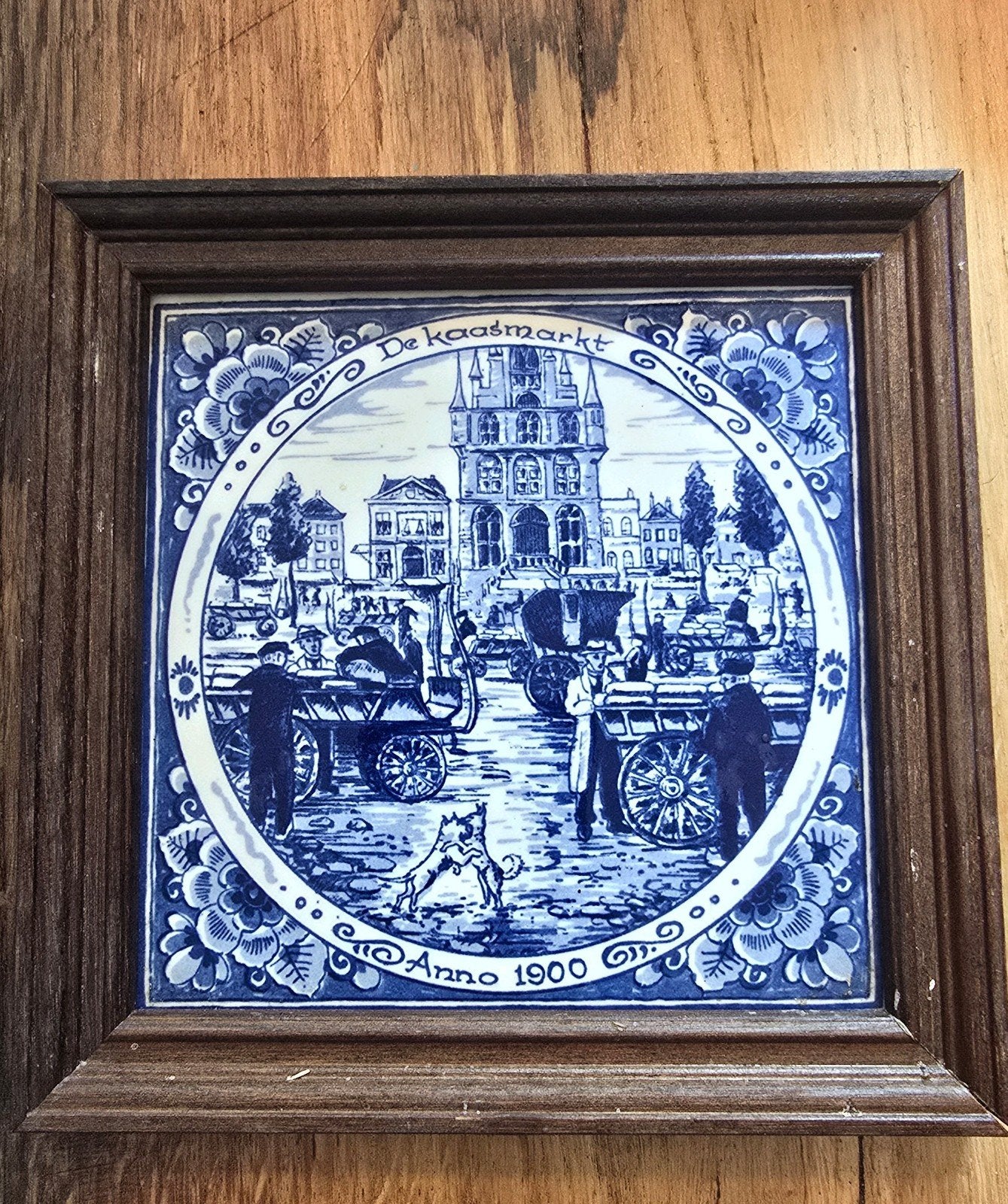 Delft Blauw tegel  handgeschilderd, Ophalen of Verzenden