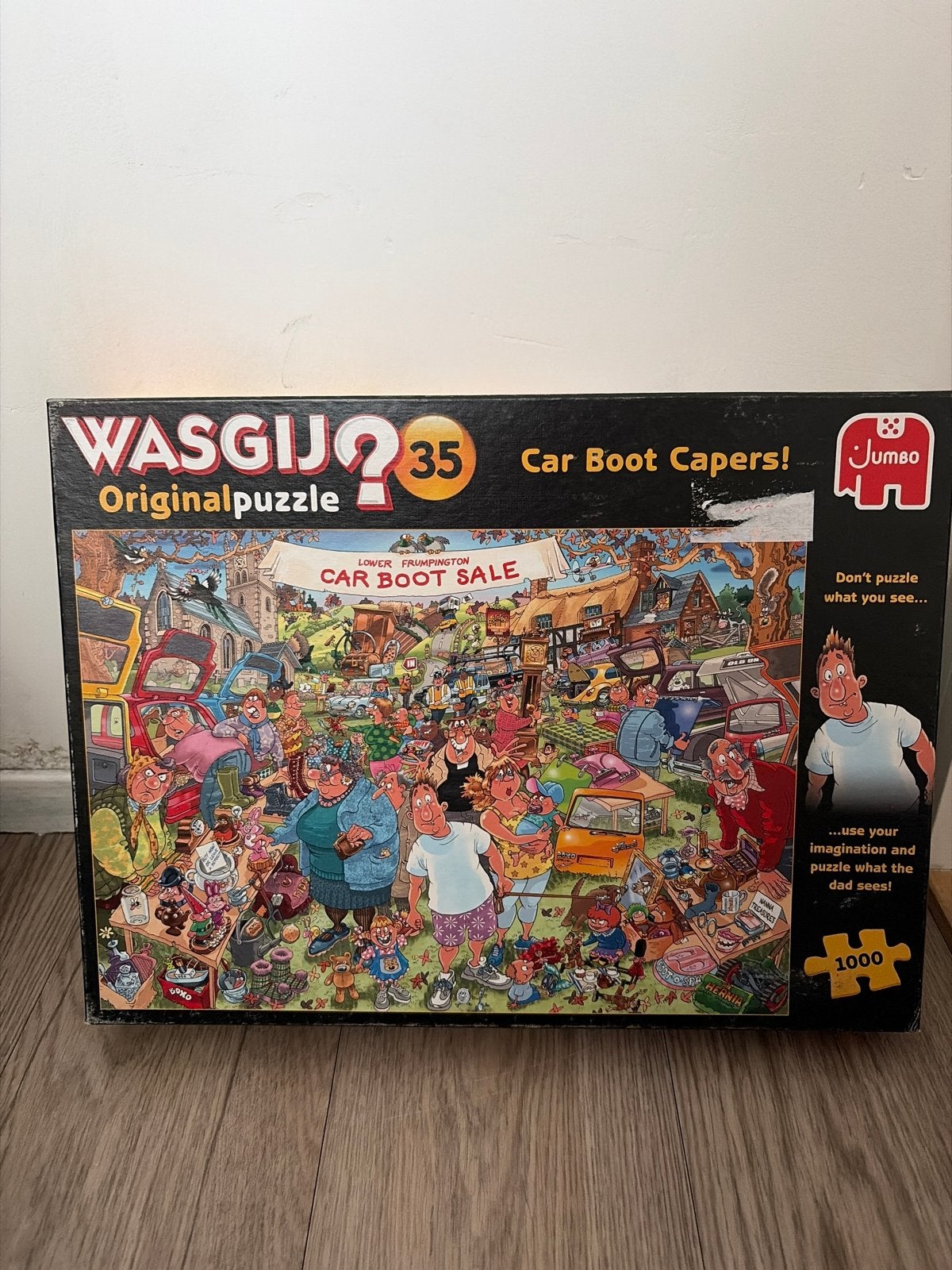 Wasgij Original 35 Car Boot Capers! Legpuzzel 1000 stukjes, Ophalen of Verzenden, 500 t/m 1500 stukjes, Gebruikt, Legpuzzel