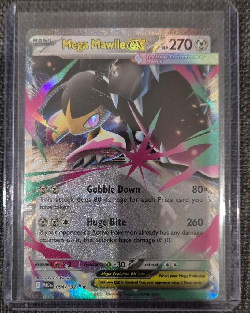 Mega Mawile EX Pokémon Kaart 094/112 XY Roaring Skies, Hobby en Vrije tijd, Verzamelkaartspellen | Pokémon, Nieuw, Losse kaart