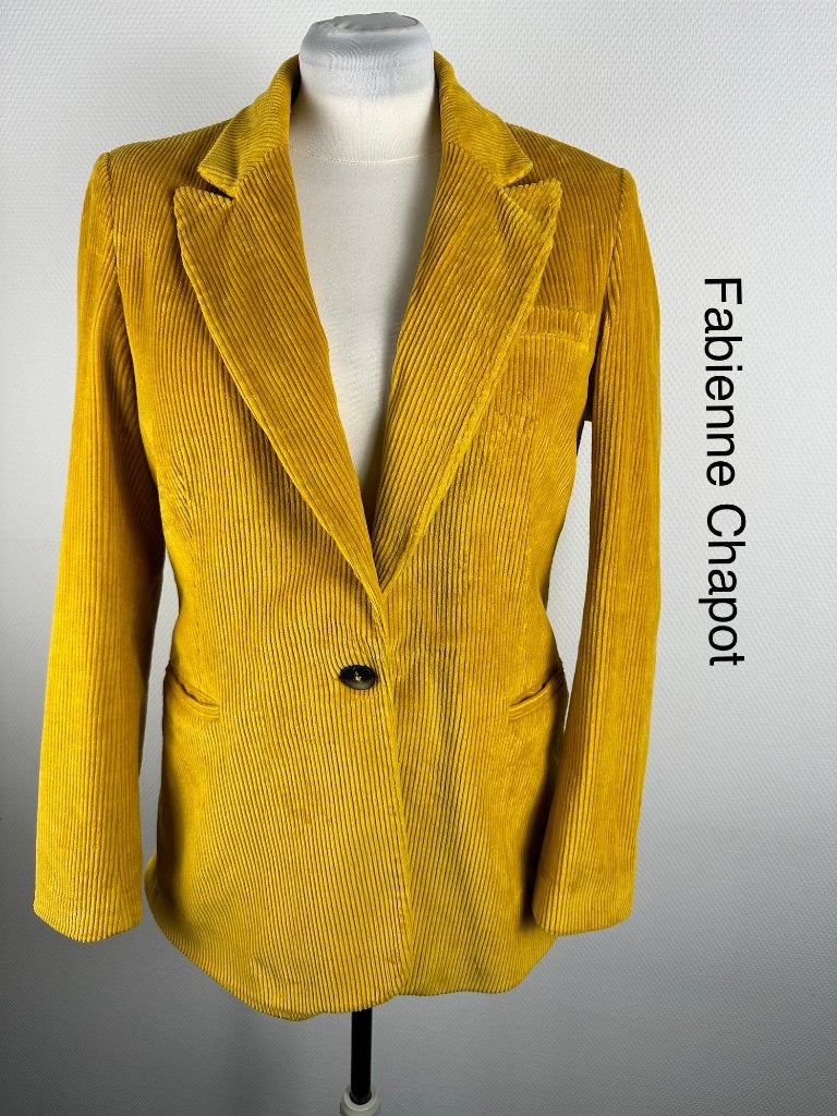 Fabienne Chapot Blazer  (mt: 42) 24,3/389, Blauw, Maat 42/44 (L), Ophalen of Verzenden, Zo goed als nieuw