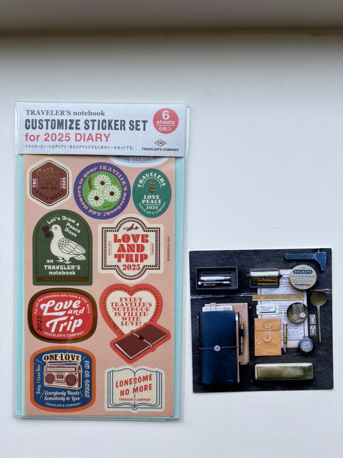 Traveler’s notebook sticker set 2025, Diversen, Ophalen of Verzenden, Nieuw