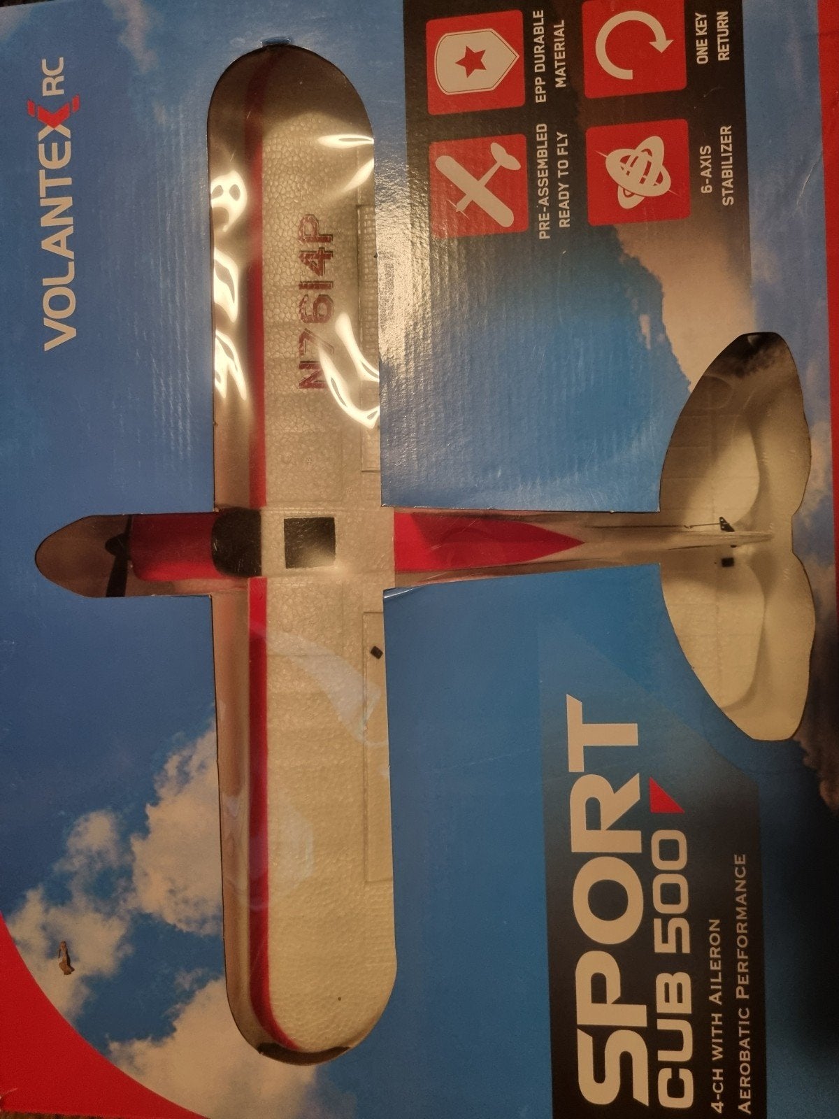 Nieuwe Volantex.Supercub 500 incl.3 Lipo.s.+Batterijen, Ophalen of Verzenden, Nieuw