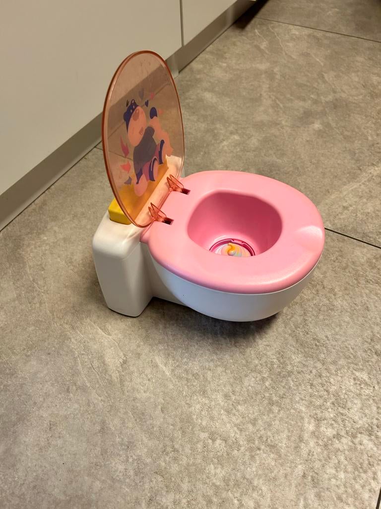 Baby Born Potje Roze met Geluid en Afbeeldingen, Ophalen of Verzenden, Gebruikt, Meisje