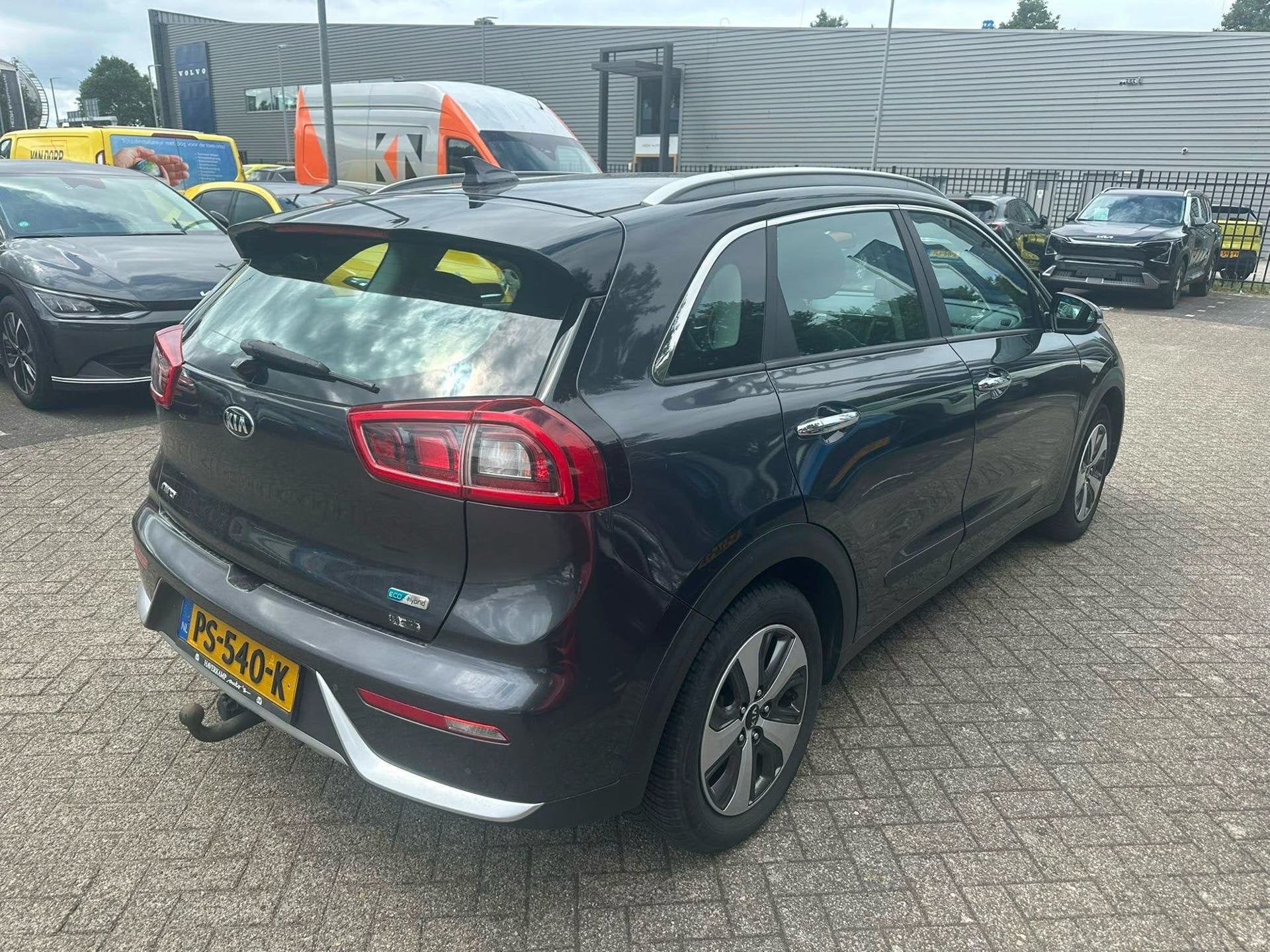 Kia Niro 1.6 GDi Hybrid Dynamic 1e eig. Carplay Clima Navi T, Gebruikt, Euro 6, Leder en Stof, Origineel Nederlands