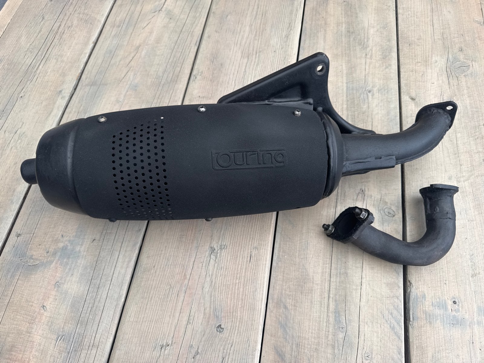 LeoVince Touring uitlaat voor 125cc/180cc maxi scooters, Motoren, Ophalen of Verzenden, Gebruikt